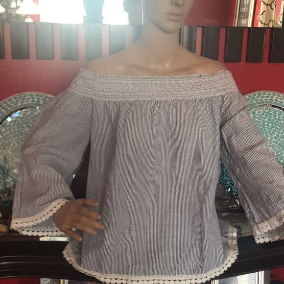 🛍FINAL PRICE Blue/white striped from Marshall’s🛍 - Picture 3 of 4